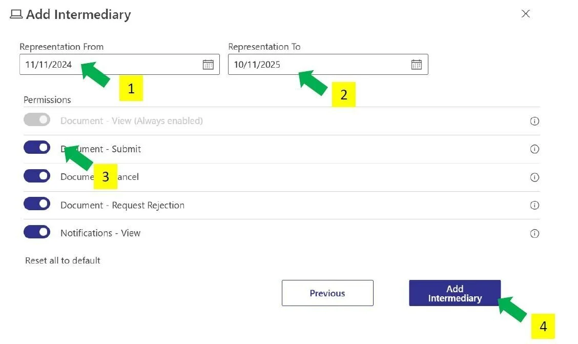 Grant Permissions